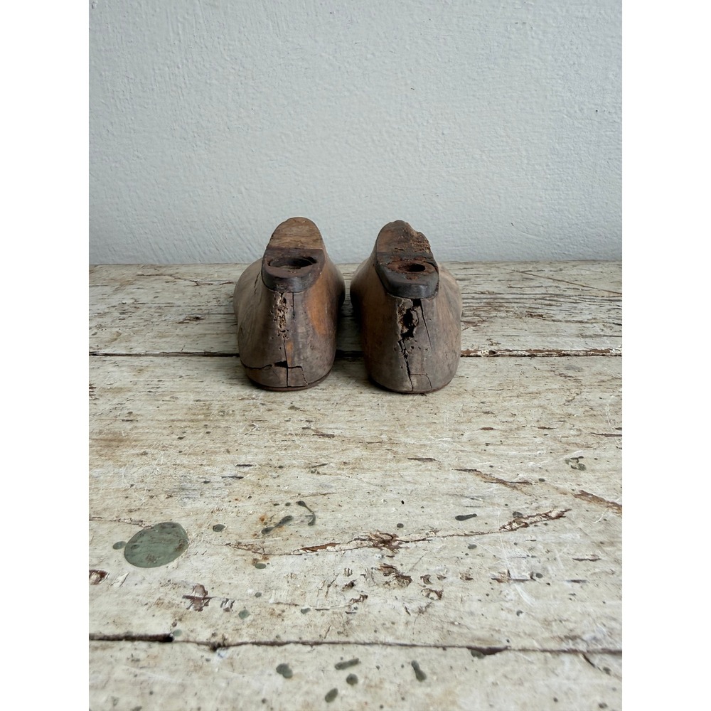 Vintage Morton Last Co Wooden Child Shoe Forms Size 3.5D Model 150 Cobbler Pair - Picture 4 of 7